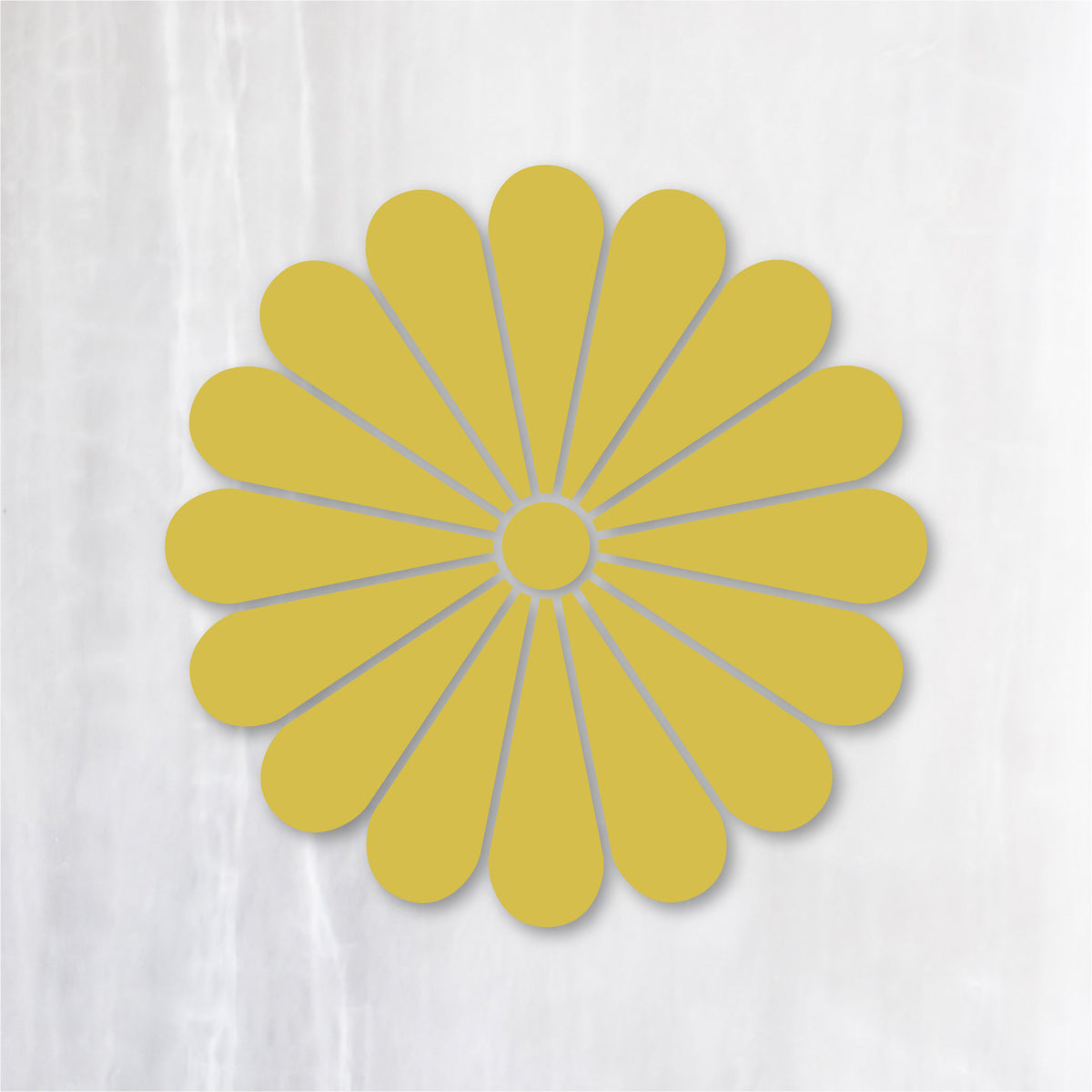 菊花紋章 カッティングステッカー キャメル