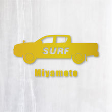 画像をギャラリービューアに読み込む, SURF｜カッティングステッカー 名入れOK 超防水・防滴 UVカット 屋外使用可 /C104
