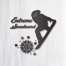 画像をギャラリービューアに読み込む, エクストリームスノーボード カッティングステッカー《Extreme Snowboard》（超防水・防滴 UVカット 屋外使用可 /C106）
