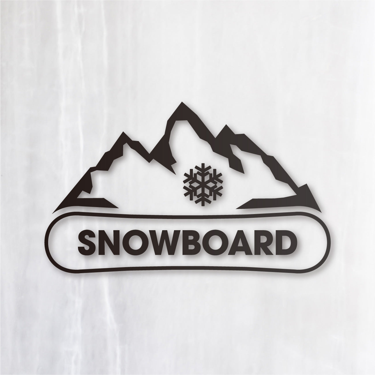 ファーストチルドレン ステッカー スノーボード スノーボード ステッカー No SnowBoard No Life ( スノーボード