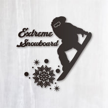 画像をギャラリービューアに読み込む, エクストリームスノーボード カッティングステッカー《Extreme Snowboard》（超防水・防滴 UVカット 屋外使用可 /C106）
