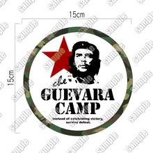 画像をギャラリービューアに読み込む, ゲバラキャンプ シールステッカー《Guevara Camp》（超防水・防滴 UVカット 屋外使用可 /S014）

