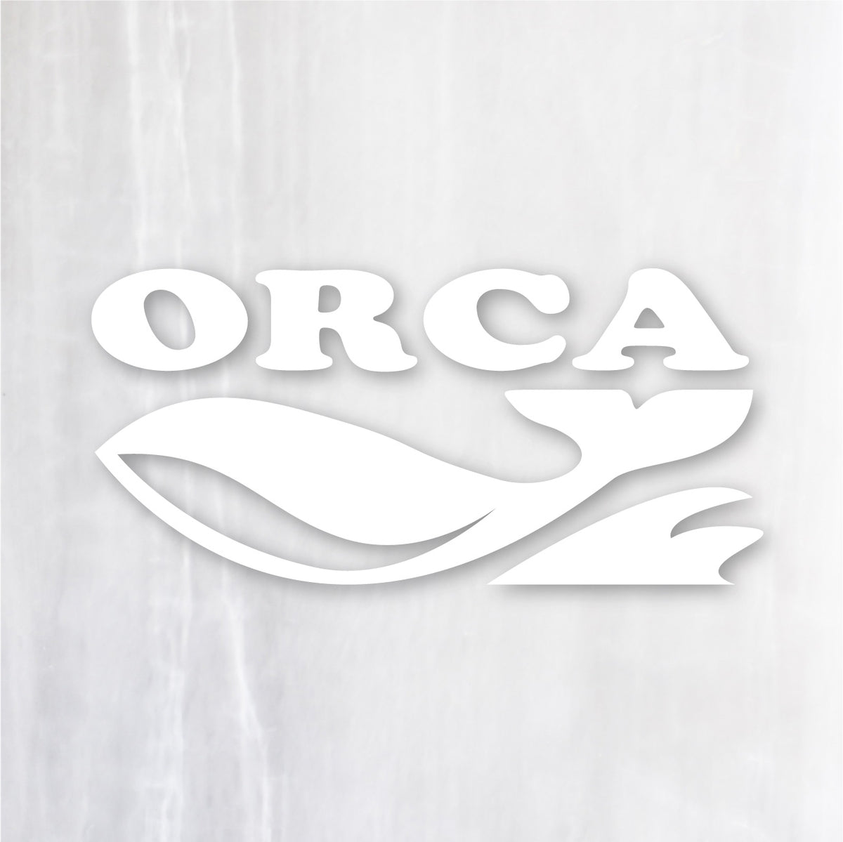 オルカ《ORCA》カッティングステッカー ホワイト