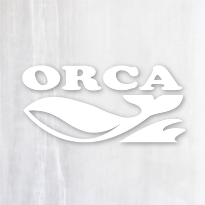 オルカ《ORCA》カッティングステッカー ホワイト