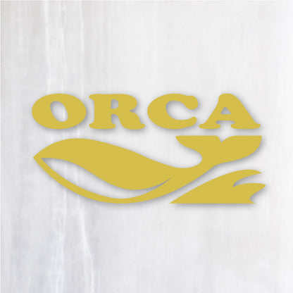 オルカ《ORCA》カッティングステッカー キャメル