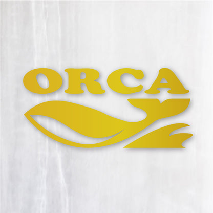オルカ《ORCA》カッティングステッカー ゴールド