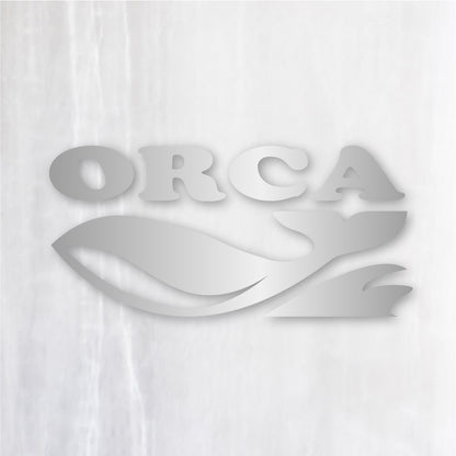 オルカ《ORCA》カッティングステッカー シルバー