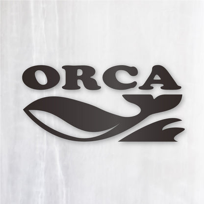 オルカ《ORCA》カッティングステッカー ガンメタリック