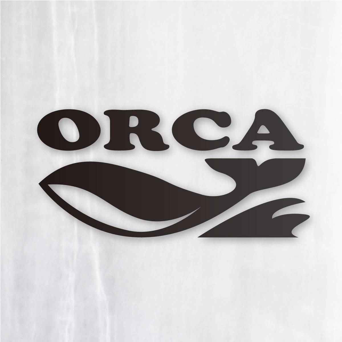 オルカ《ORCA》カッティングステッカー つや消しブラック