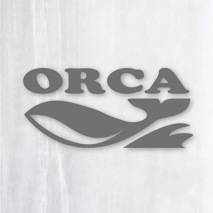 オルカ《ORCA》カッティングステッカー グレー