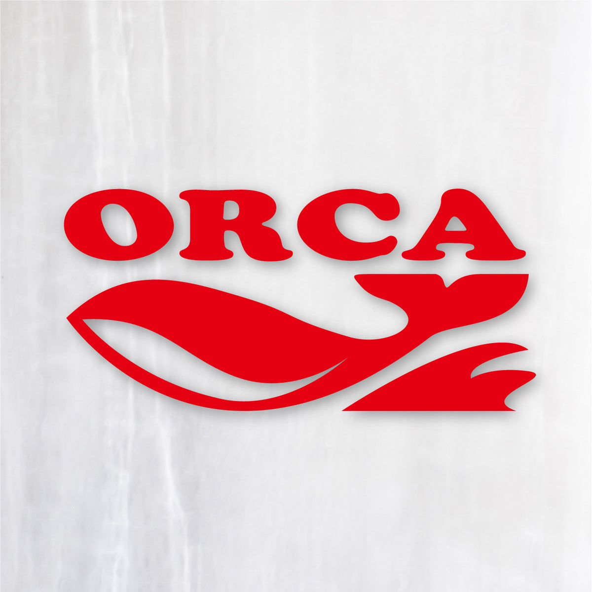 オルカ《ORCA》カッティングステッカー レッド
