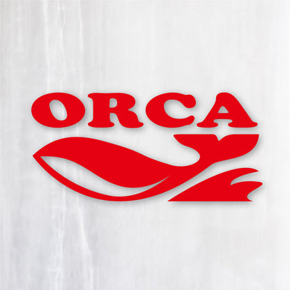 オルカ《ORCA》カッティングステッカー レッド