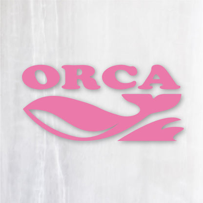 オルカ《ORCA》カッティングステッカー ピンク