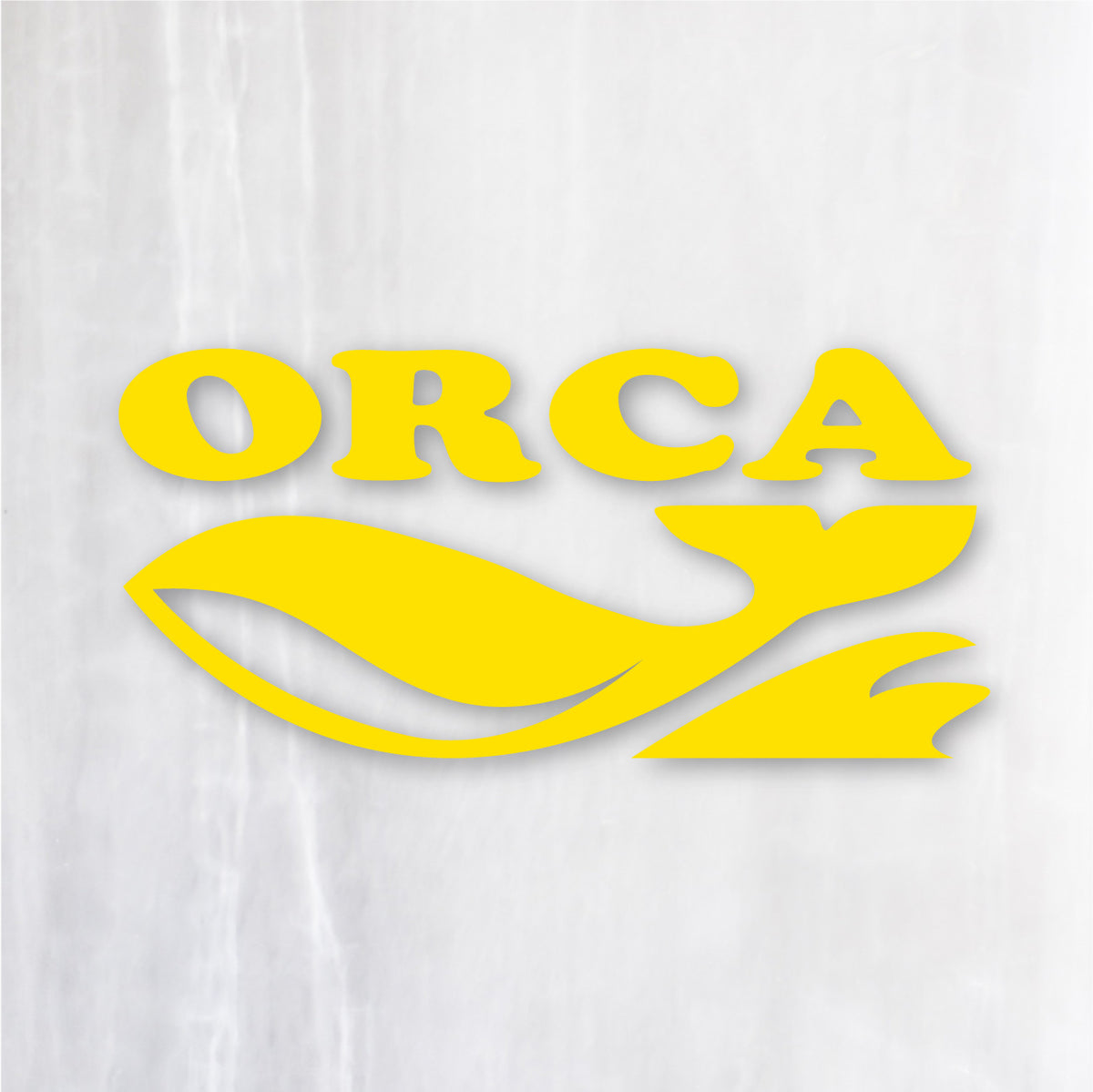 オルカ《ORCA》カッティングステッカー イエロー