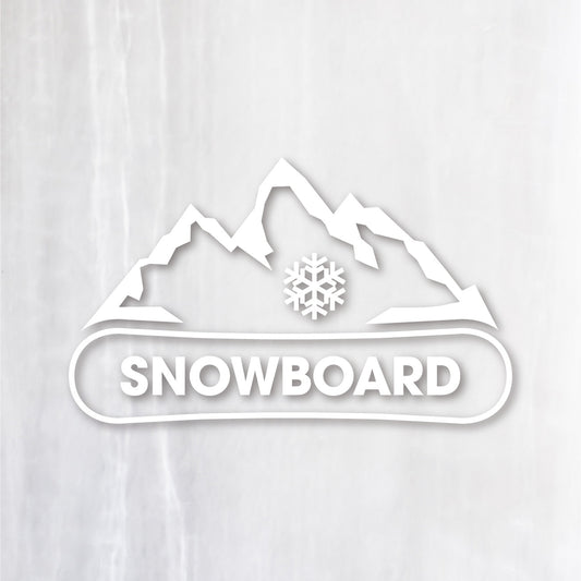 マウンテン スノーボード《Mountain Snowboard》カッティングステッカー