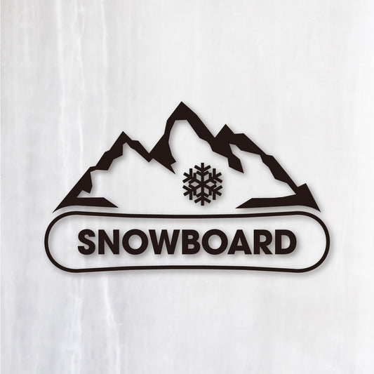 マウンテン スノーボード《Mountain Snowboard》カッティングステッカー