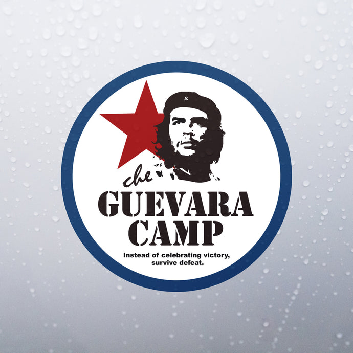 ゲバラキャンプ シールステッカー《Guevara Camp》（超防水・防滴 UVカット 屋外使用可 /S014）