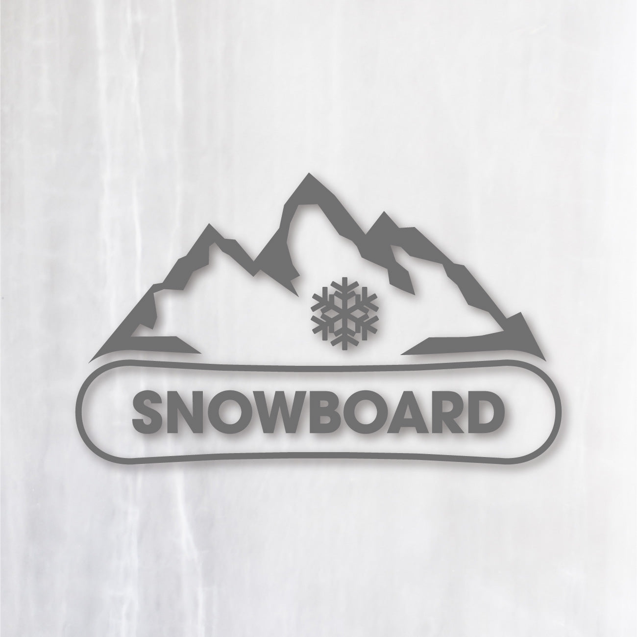 Mountain Snowboard マウンテン スノーボード｜カッティングステッカー 