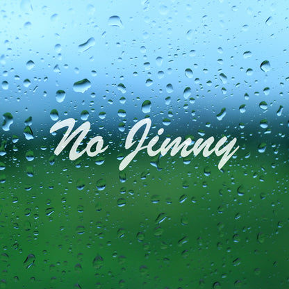 ジムニー《No Jimny, No Life》カッティングステッカー ホワイト