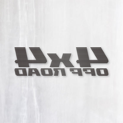 反転 Turbo / 4x4 OFF ROAD カッティングステッカー