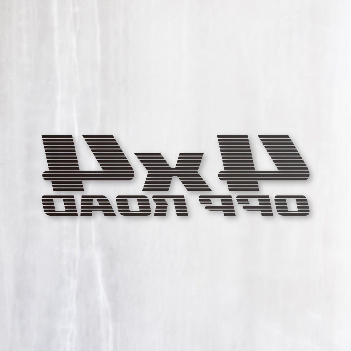 反転 Turbo / 4x4 OFF ROAD カッティングステッカー