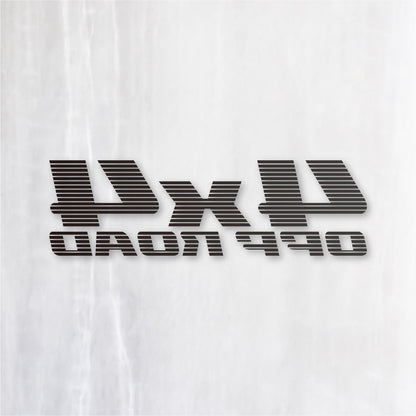 反転 Turbo / 4x4 OFF ROAD カッティングステッカー