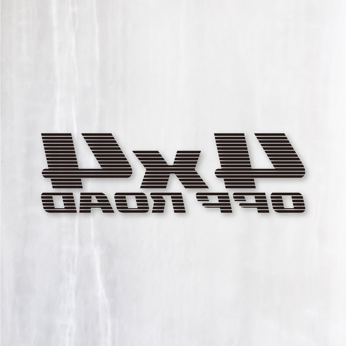 反転 Turbo / 4x4 OFF ROAD カッティングステッカー