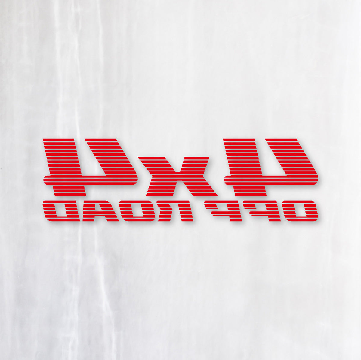 反転 Turbo / 4x4 OFF ROAD カッティングステッカー