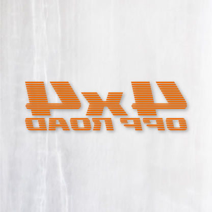 反転 Turbo / 4x4 OFF ROAD カッティングステッカー