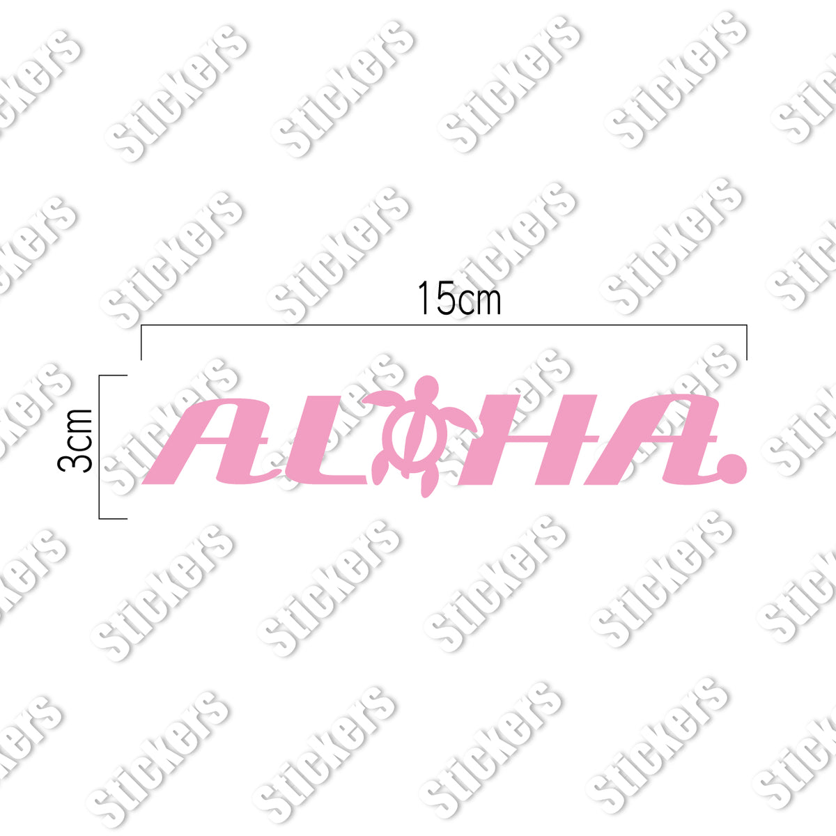 アロハ《ALOHA》カッティングステッカー