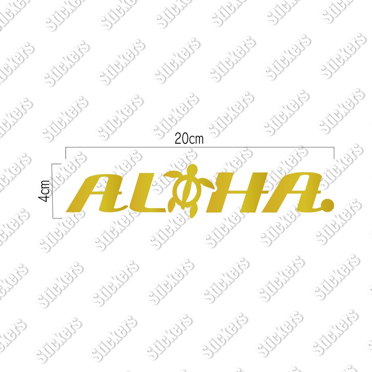 アロハ《ALOHA》カッティングステッカー