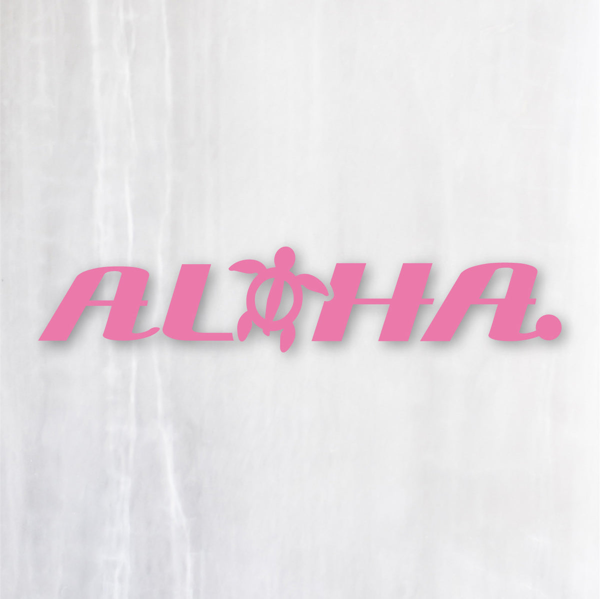 アロハ《ALOHA》カッティングステッカー ピンク