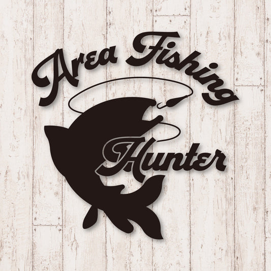 エリアフィッシングハンター《Area Fishing Hunter》カッティングステッカー
