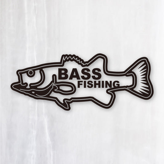 バス フィッシング《BASS FISHING》カッティングステッカー