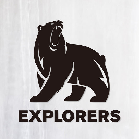 ベアーエクスプローラーズ《BEAR EXPLORERS》カッティングステッカー