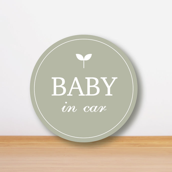 アースカラー シールステッカー《BABY IN CAR ベビー・イン・カー / KIDS IN CAR キッズ・イン・カー》（超防水・防滴 UVカット 屋外使用可 /S401）