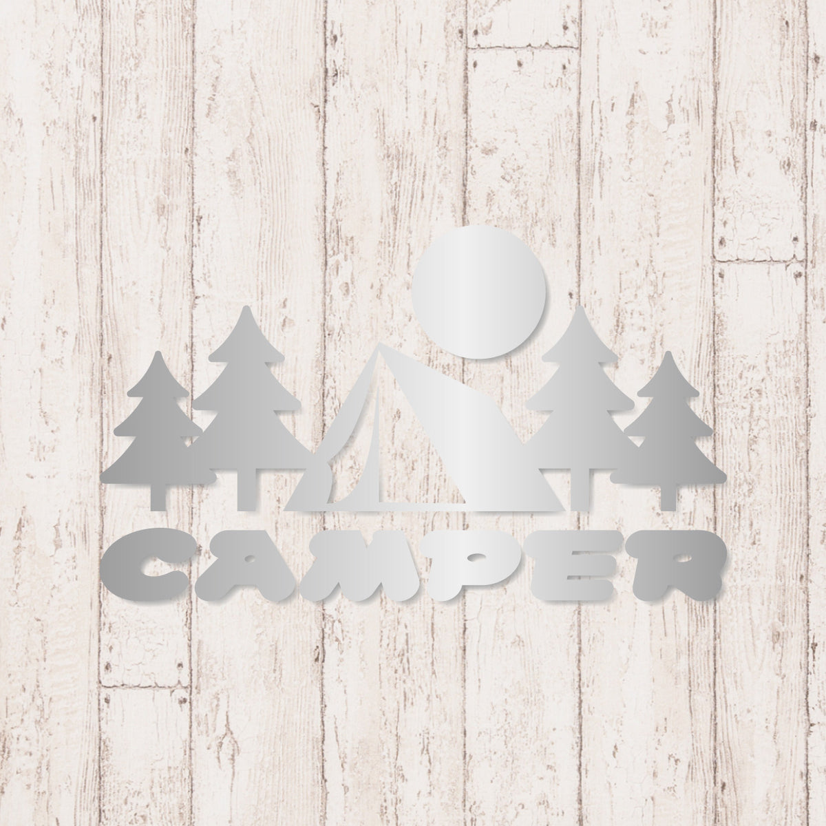 キャンパー《CAMPER》カッティングステッカー シルバー