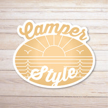 画像をギャラリービューアに読み込む, キャンパースタイル シールステッカー《Camper Style》（超防水・防滴 UVカット 屋外使用可 /S409）
