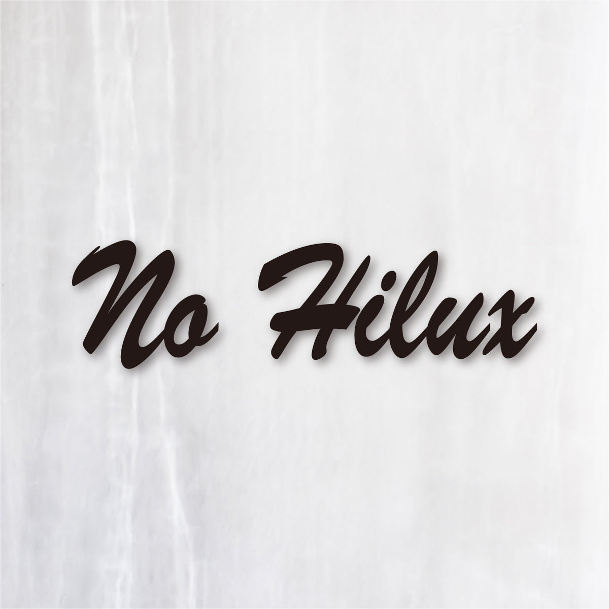ハイラックス《No Hilux, No Life》カッティングステッカー ブラック