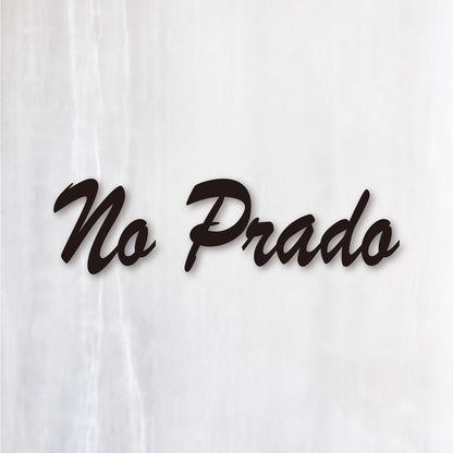 プラド《No Prado, No Life》カッティングステッカー ブラック