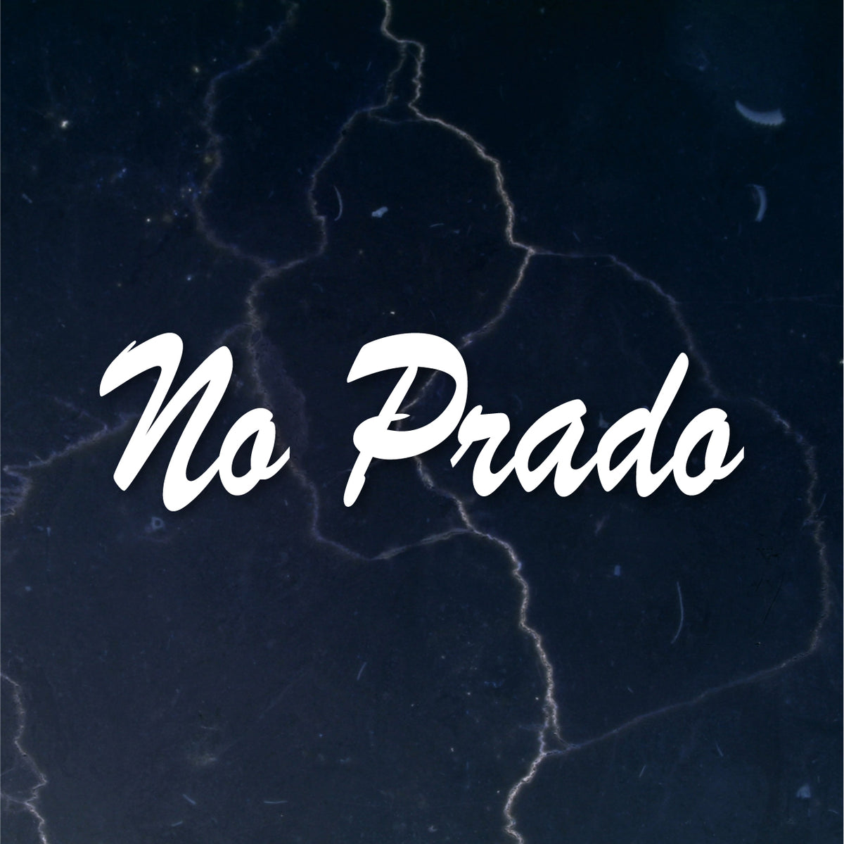 プラド《No Prado, No Life》カッティングステッカー ホワイト