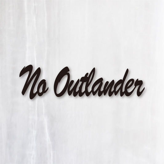 アウトランダー《No Outlander, No Life》カッティングステッカー