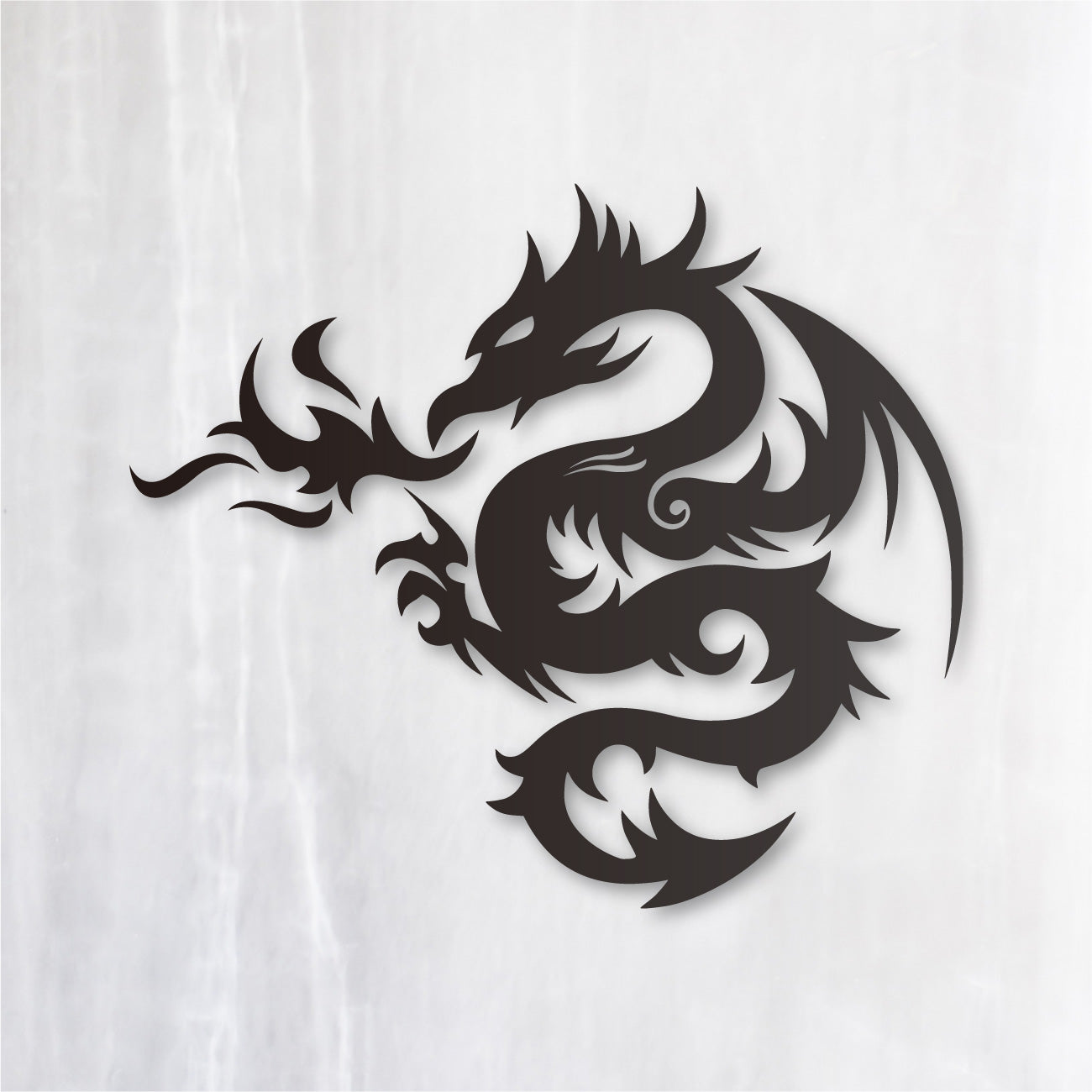 【同梱不可】 トライバル ドラゴン カッティングステッカー《Tribal Dragon バイクアクセサリ
