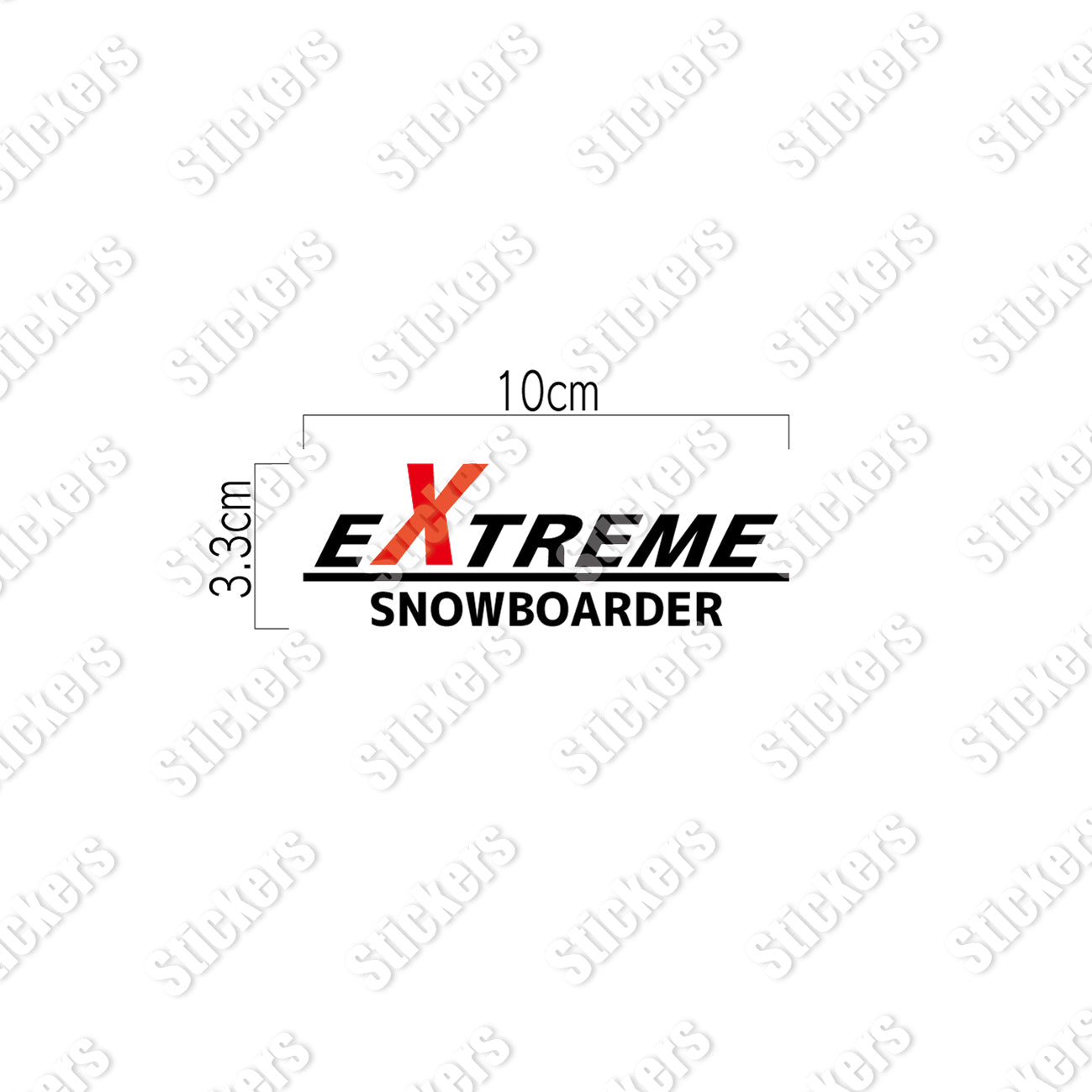 エクストリーム スノーボーダー カッティングステッカー