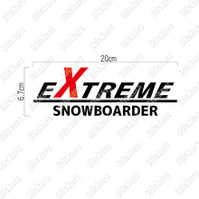 画像をギャラリービューアに読み込む, エクストリーム スノーボーダー カッティングステッカー《EXTREME SNOWBOARDER》（超防水・防滴  UVカット 屋外使用可 /C058）
