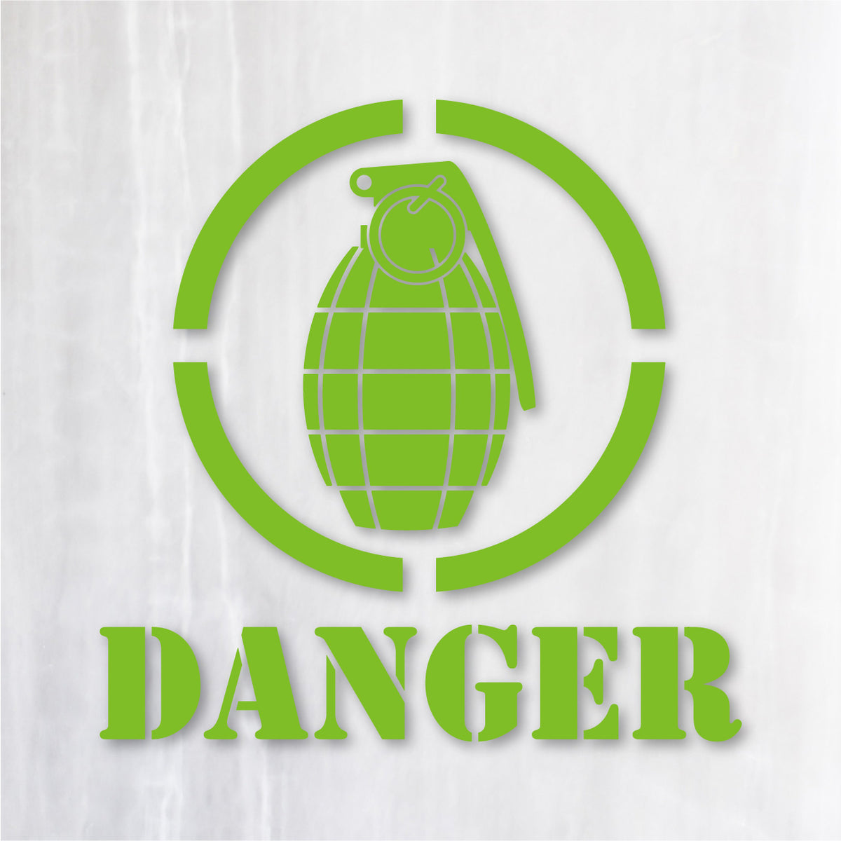 グレネード《GRENADE DANGER》カッティングステッカー マスカット