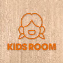 画像をギャラリービューアに読み込む, キッズルーム ピクト カッティングステッカー《KIDS ROOM》（超防水・防滴 UVカット 屋外使用可 /C073）
