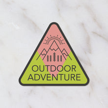 画像をギャラリービューアに読み込む, アウトドア アドベンチャー シールステッカー《OUTDOOR ADVENTURE》（超防水・防滴 UVカット 屋外使用可 /S130）
