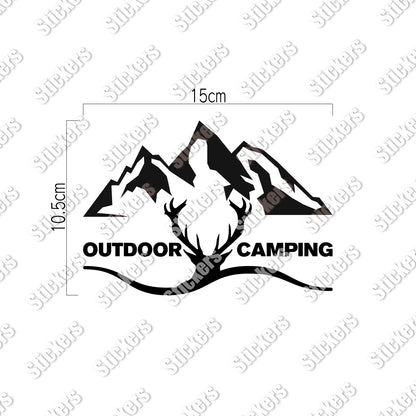 アウトドア キャンピング《OUTDOOR CAMPING》カッティングステッカー