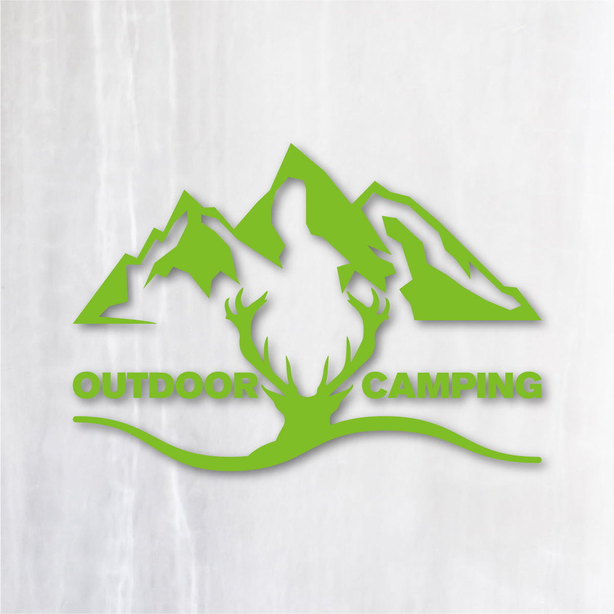 アウトドア キャンピング《OUTDOOR CAMPING》カッティングステッカー マスカット